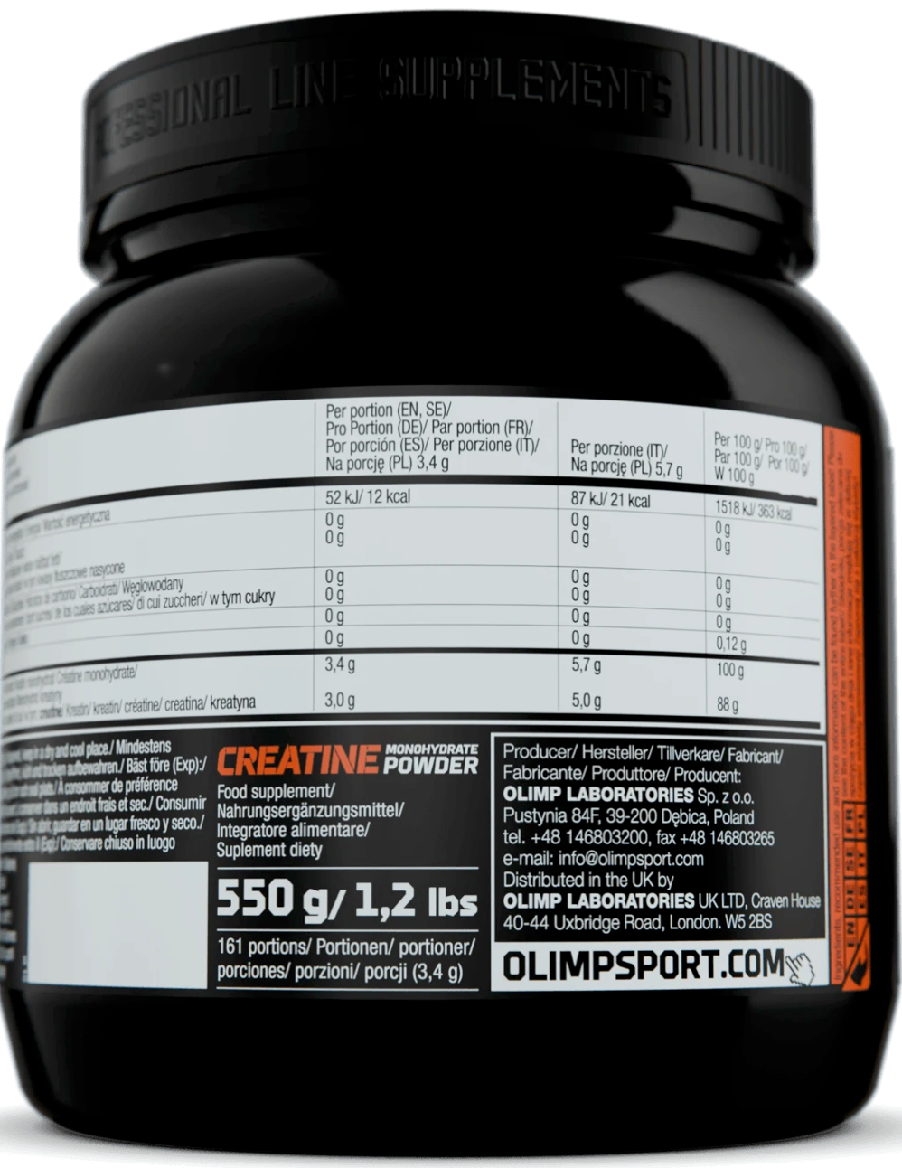 Olimp Creatine Monohydrate Powder - 550 g