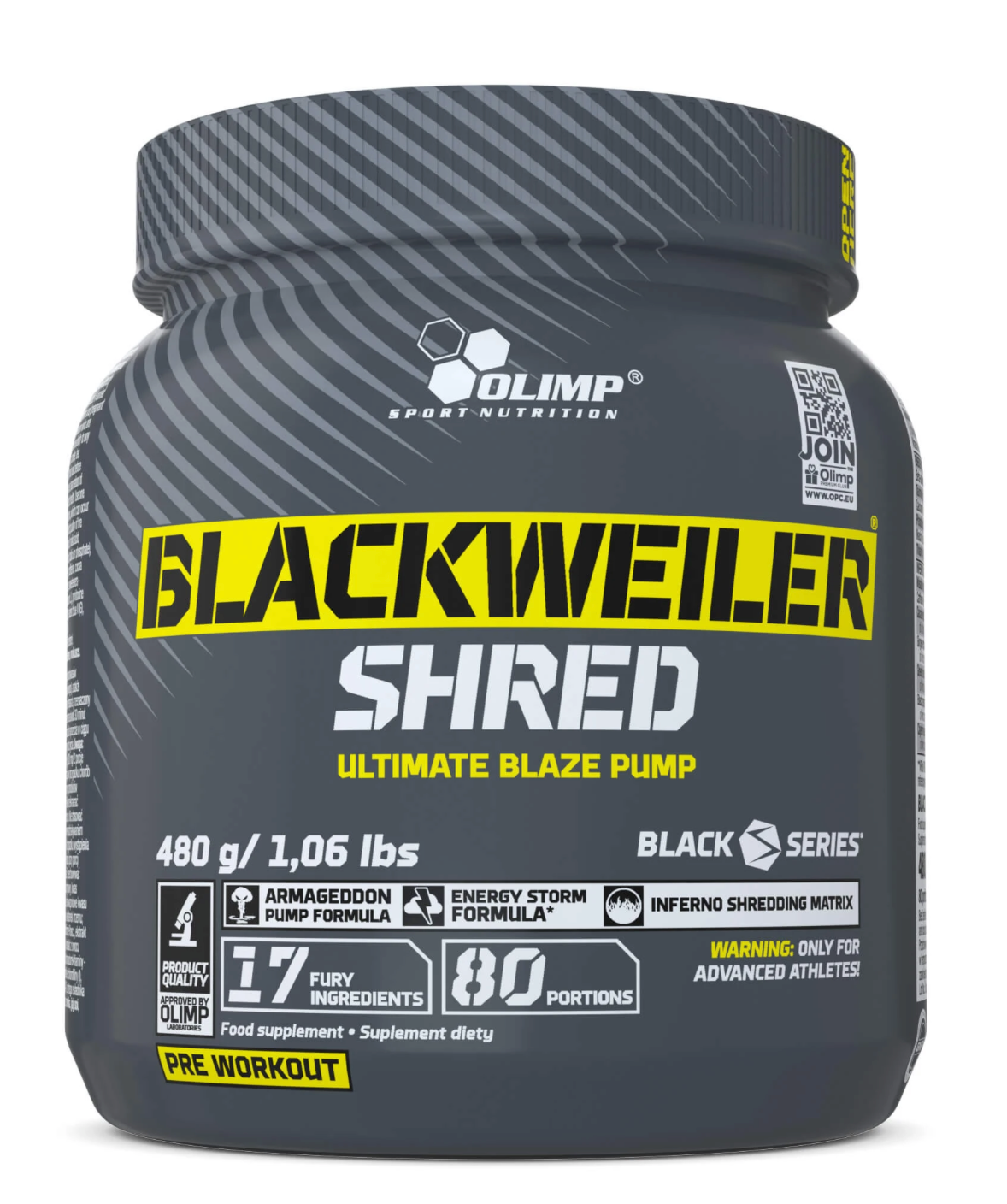Olimp BLACKWEILER® Shred 480g