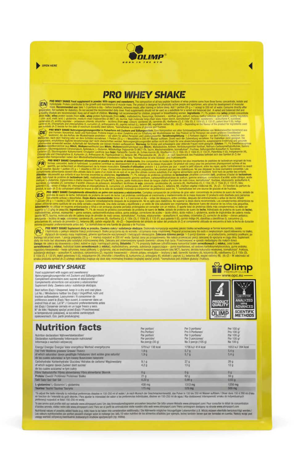 Olimp Pro Whey Shake 700g(24,7 oz)